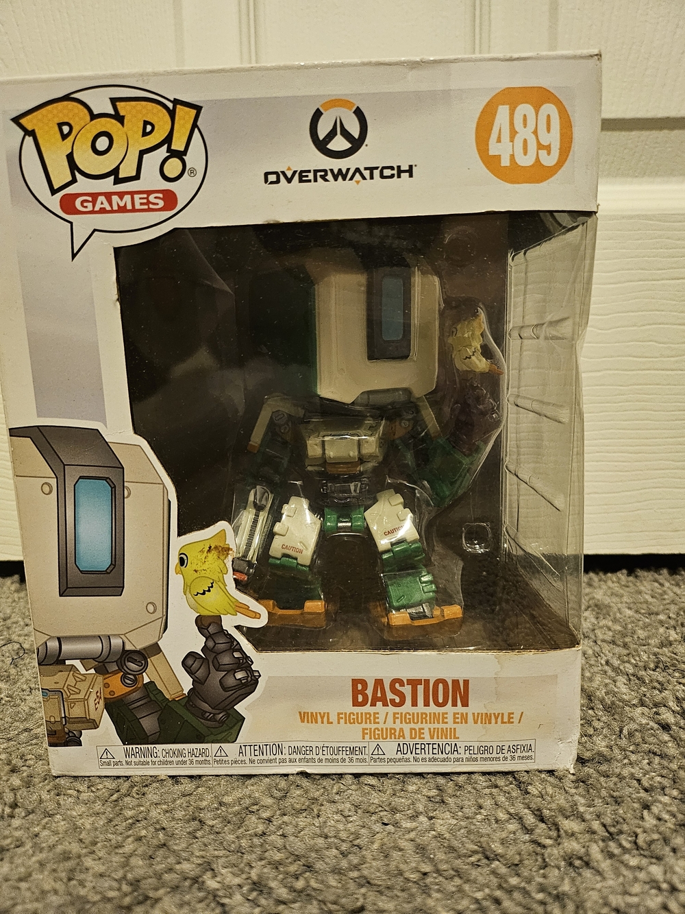 Funko Pop! Games Overwatch Bastion Vinyl Figure - Green/White #489